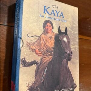 American Girl Kaya 1764  Book Collection with Blue and Brown Cover. Excellent !